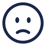 Sad Circle SVG Icon